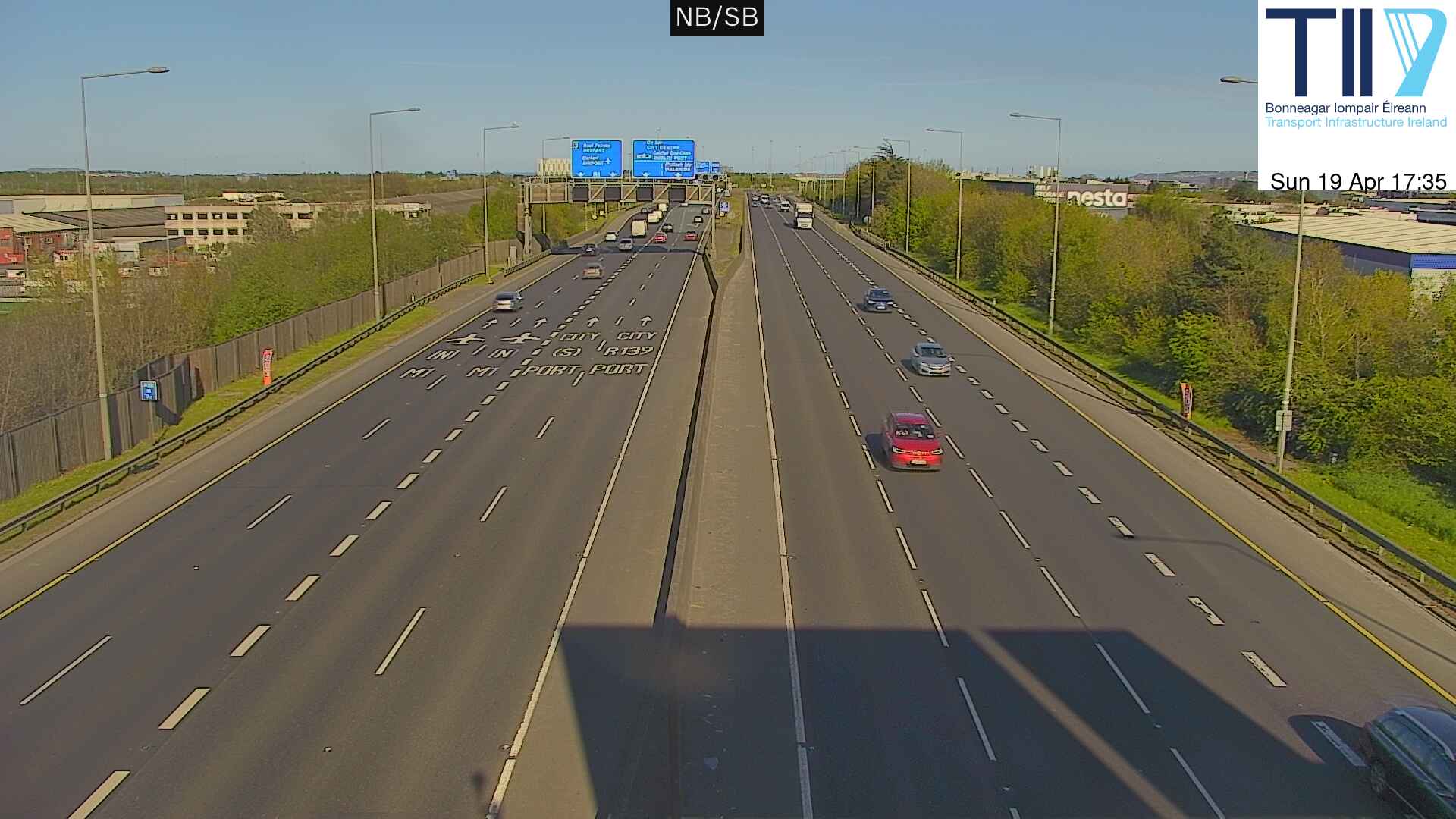 M50(S) 1.1 Km Before J4 (Ballymun)