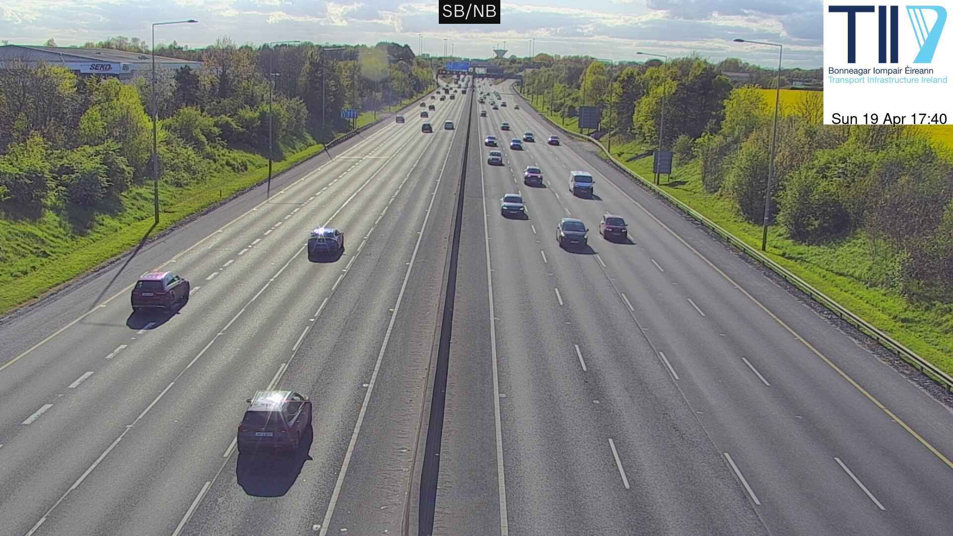 M50(S) 0.5 Km Before J4 (Ballymun)