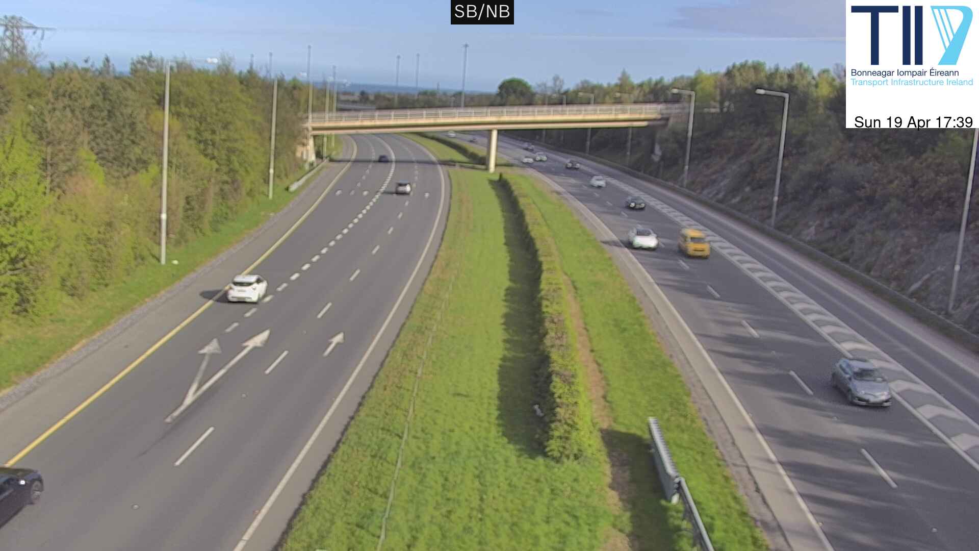 M50(S) 0.5 km before J16 (Cherrywood)